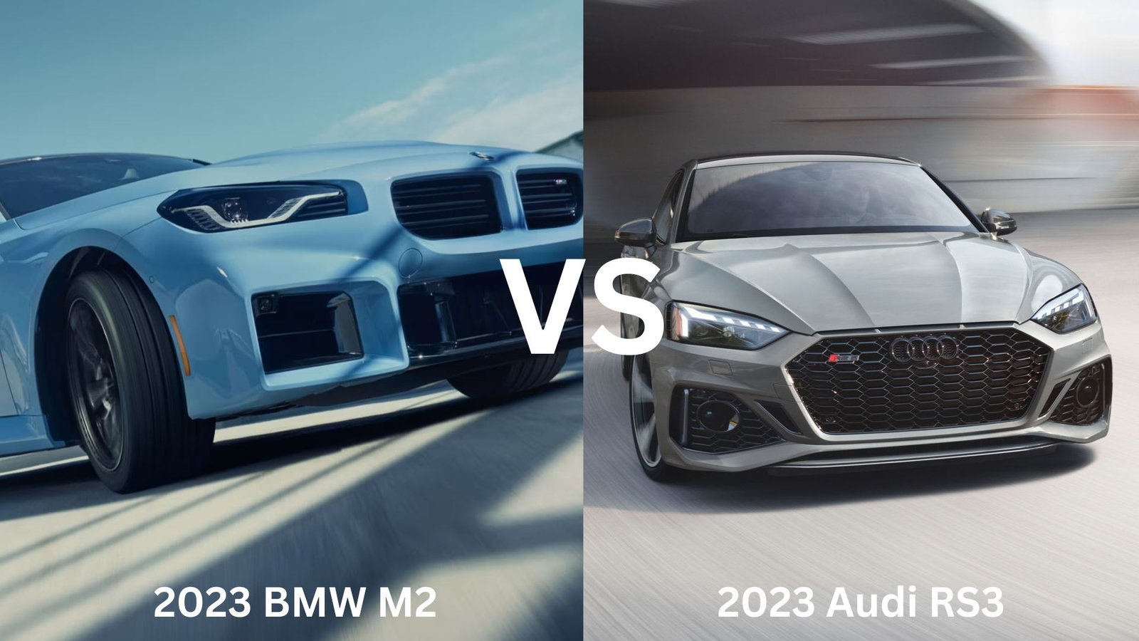 2023 BMW M2 vs 2023 Audi RS3