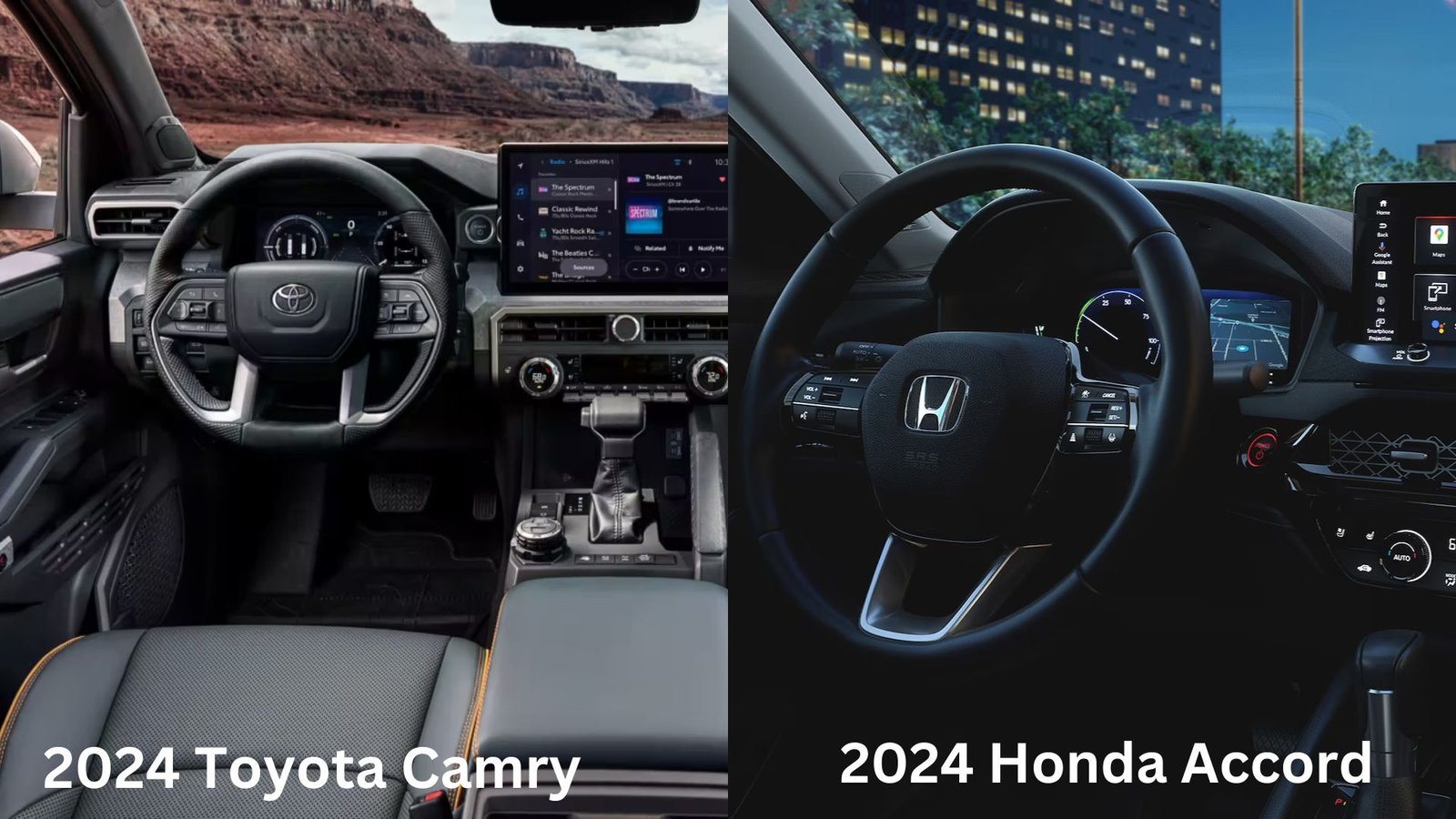 2024 Toyota Camry vs. 2024 Honda Accord