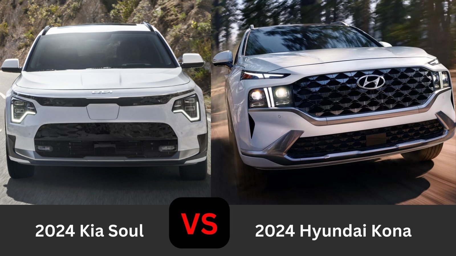 2024 Kia Soul vs. 2024 Hyundai Kona